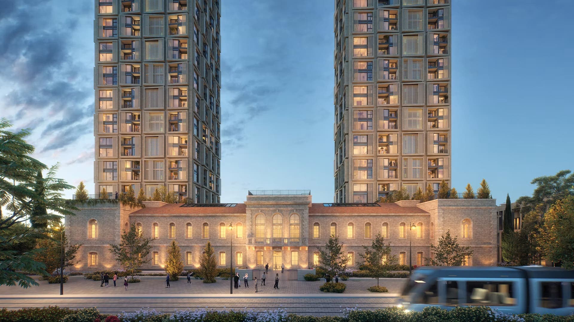 Midtown Jerusalem architectural rendering